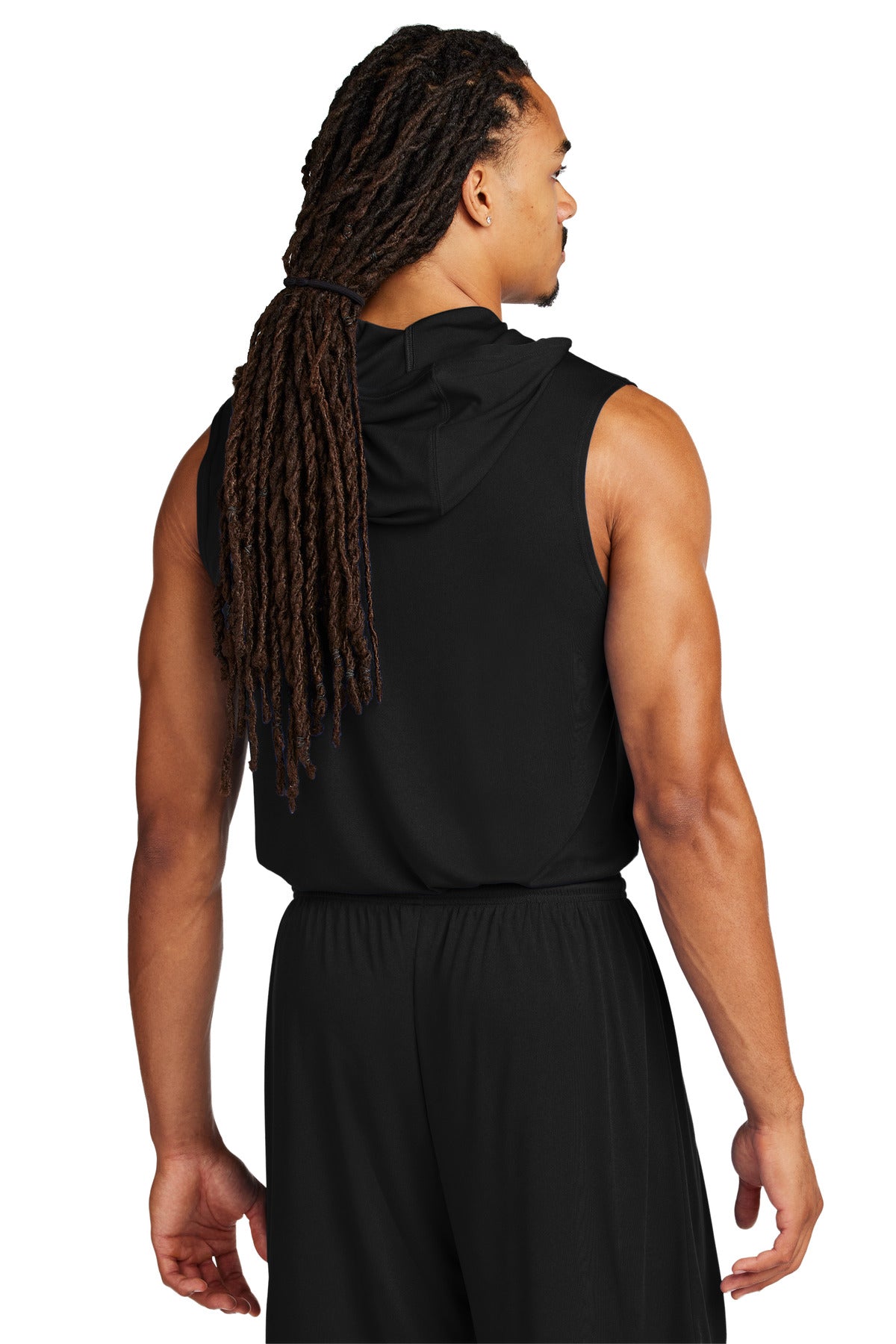 Black Sport-Tek Competitor Sleeveless Hoodie ST352H