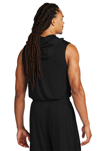 Black Sport-Tek Competitor Sleeveless Hoodie ST352H