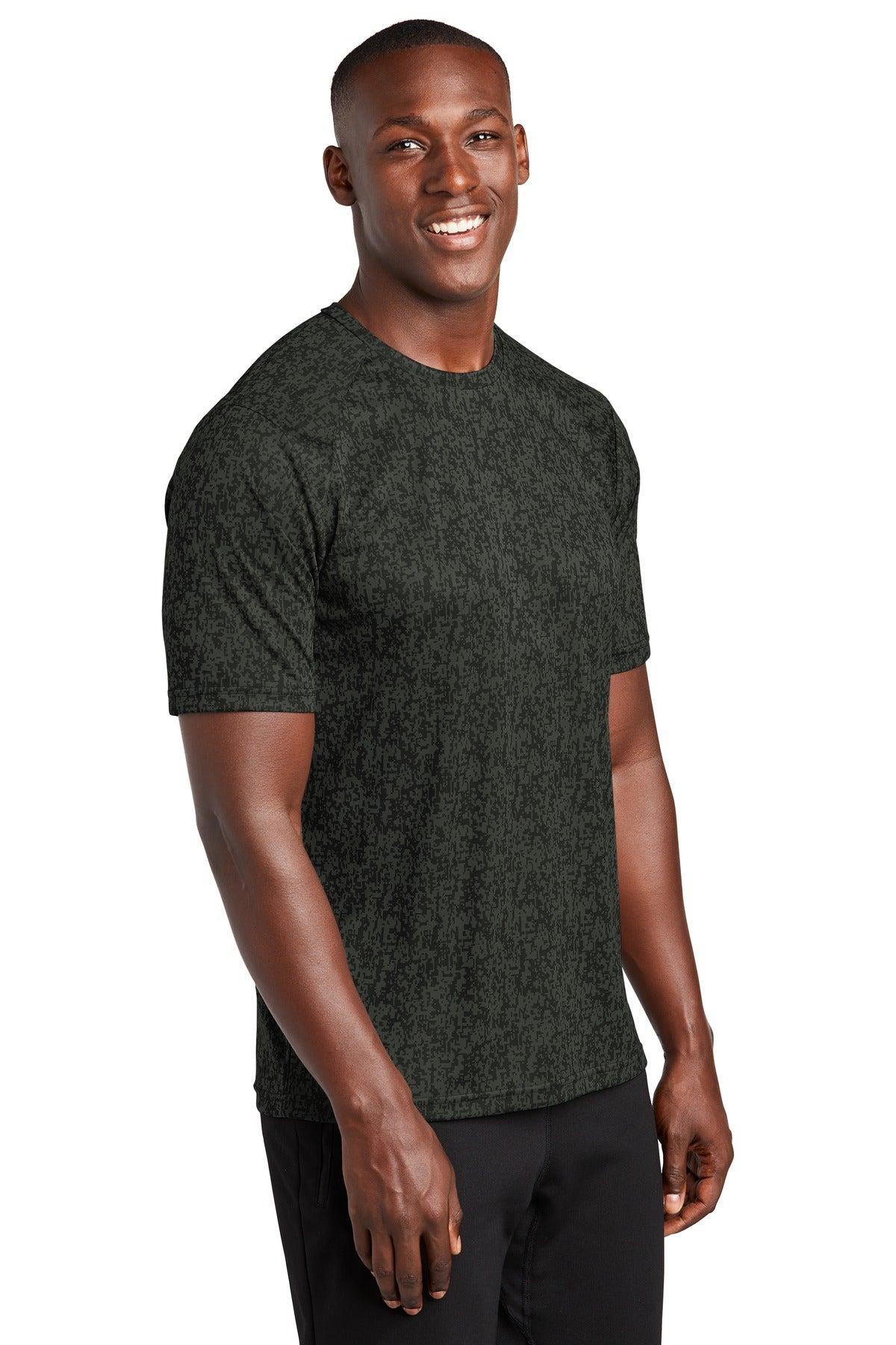 Black Sport-Tek Digi Camo Tee. ST460