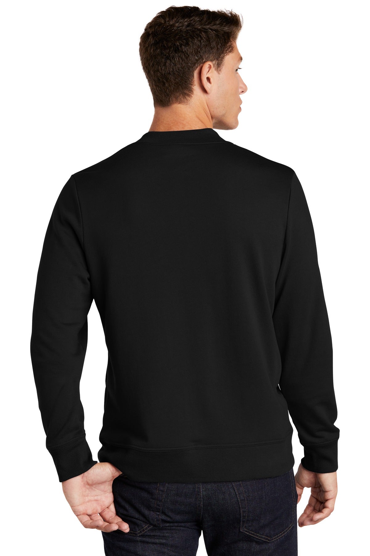 Black Sport-Tek Lightweight French Terry Bomber. ST274
