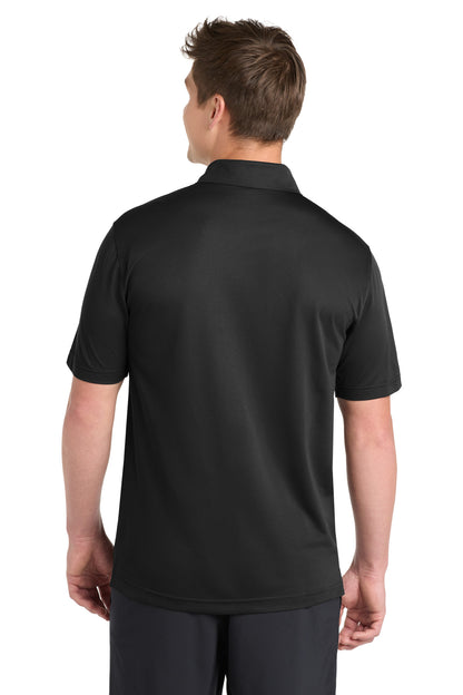Black Sport-Tek PosiCharge Active Textured Polo. ST690