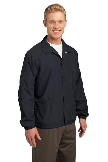 Black Sport-Tek Sideline Jacket. JST71
