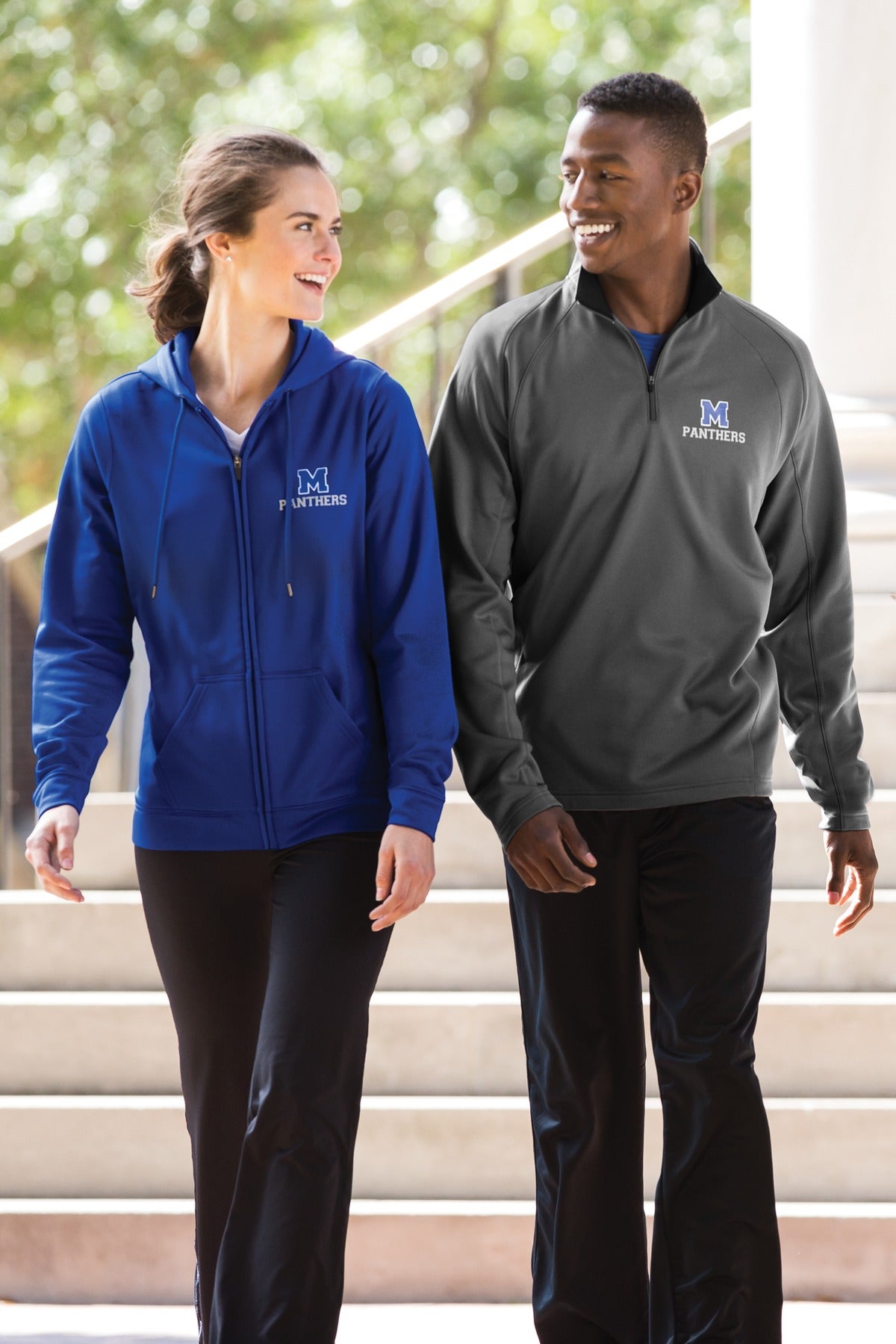 Black Sport-Tek Sport-Wick Fleece Full-Zip Hooded Jacket. ST238