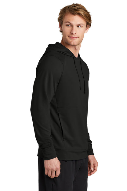 Black Sport-Tek Sport-Wick Flex Fleece Pullover Hoodie ST562