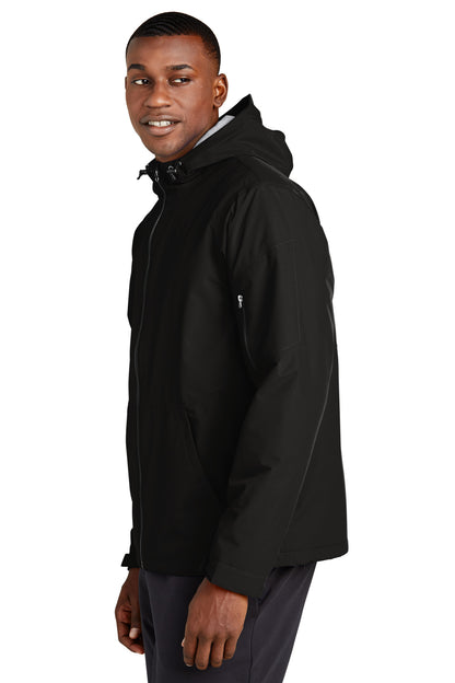 Black Sport-Tek Waterproof Insulated Jacket JST56
