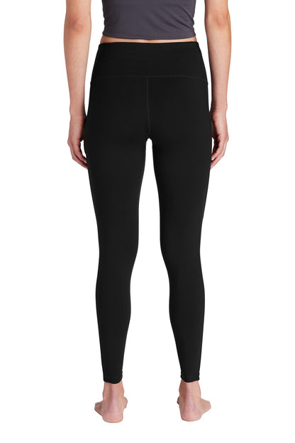Black Sport-Tek Women's High Rise 7/8 Legging LPST891