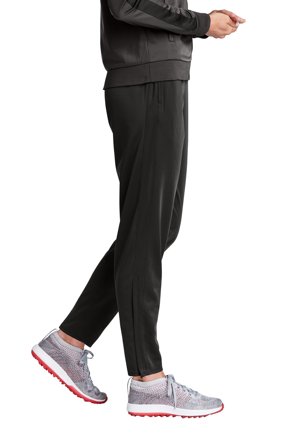 Black Sport-Tek Women's Tricot Track Jogger. LPST95
