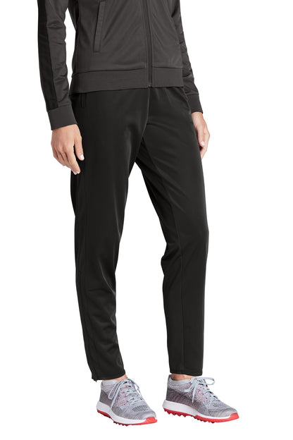 Black Sport-Tek Women's Tricot Track Jogger. LPST95