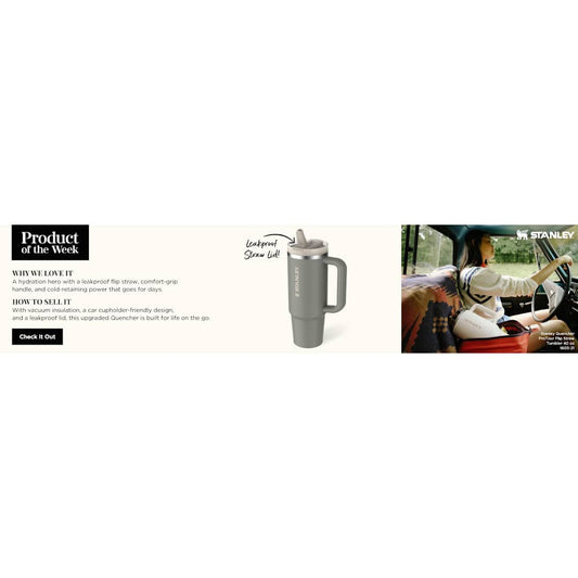 Black Stanley Quencher ProTour Tumbler 40oz