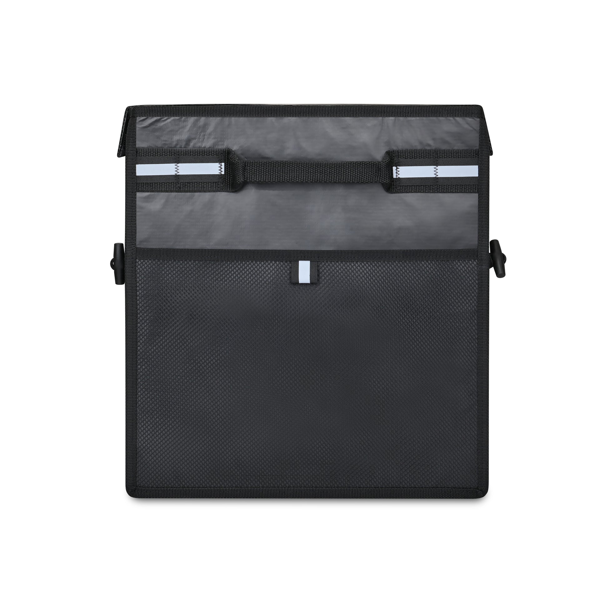 Black Structure Cargo Organizer with Lid plain