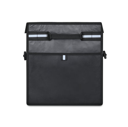 Black Structure Cargo Organizer with Lid plain