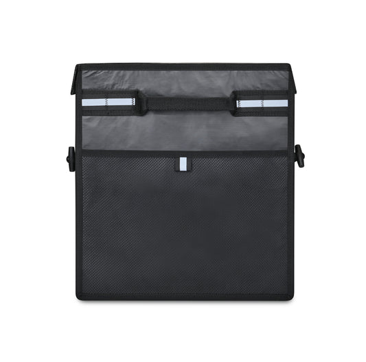 Black Structure Cargo Organizer with Lid plain