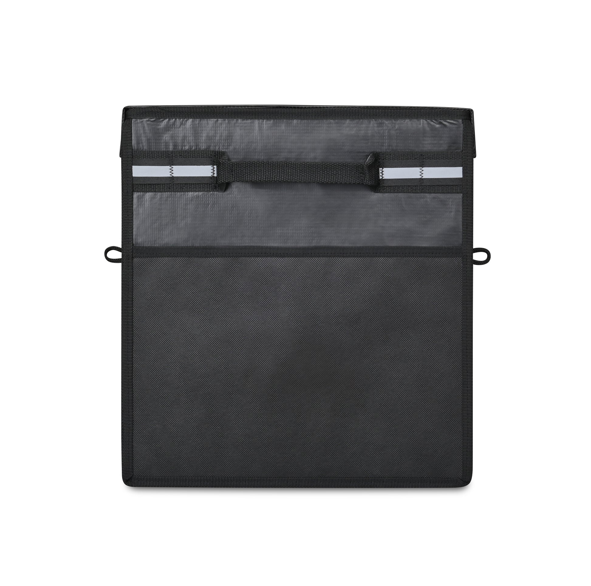 Black Structure Cargo Organizer with Lid plain