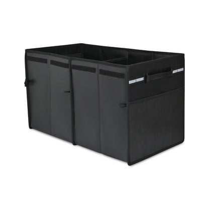 Black Structure Cargo Organizer with Lid plain