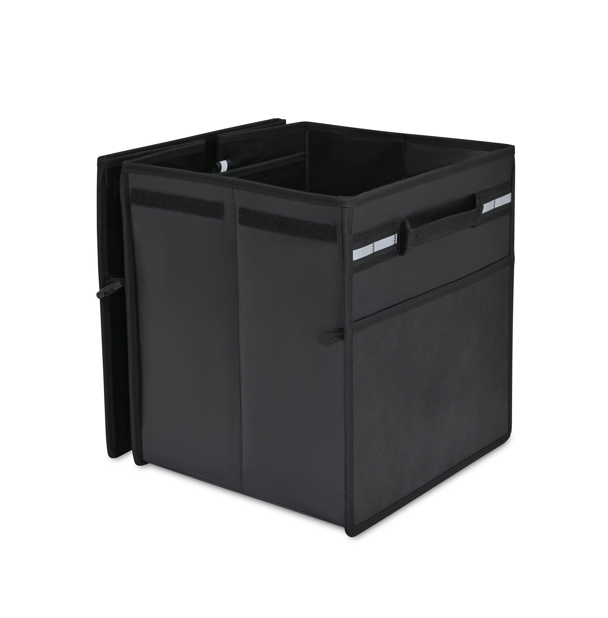 Black Structure Cargo Organizer with Lid plain