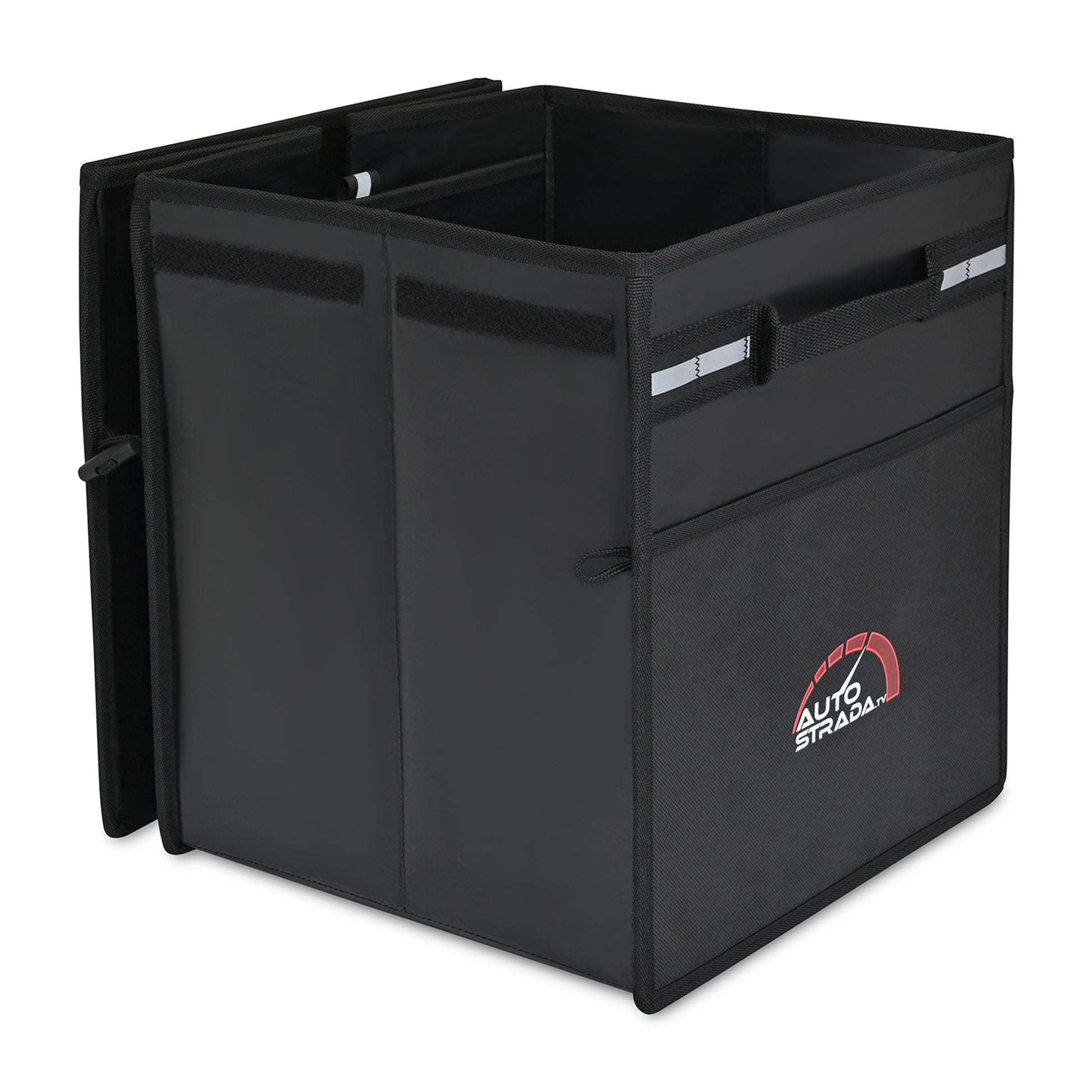 Black Structure Cargo Organizer with Lid