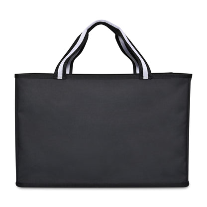 Black Structure Utility Tote