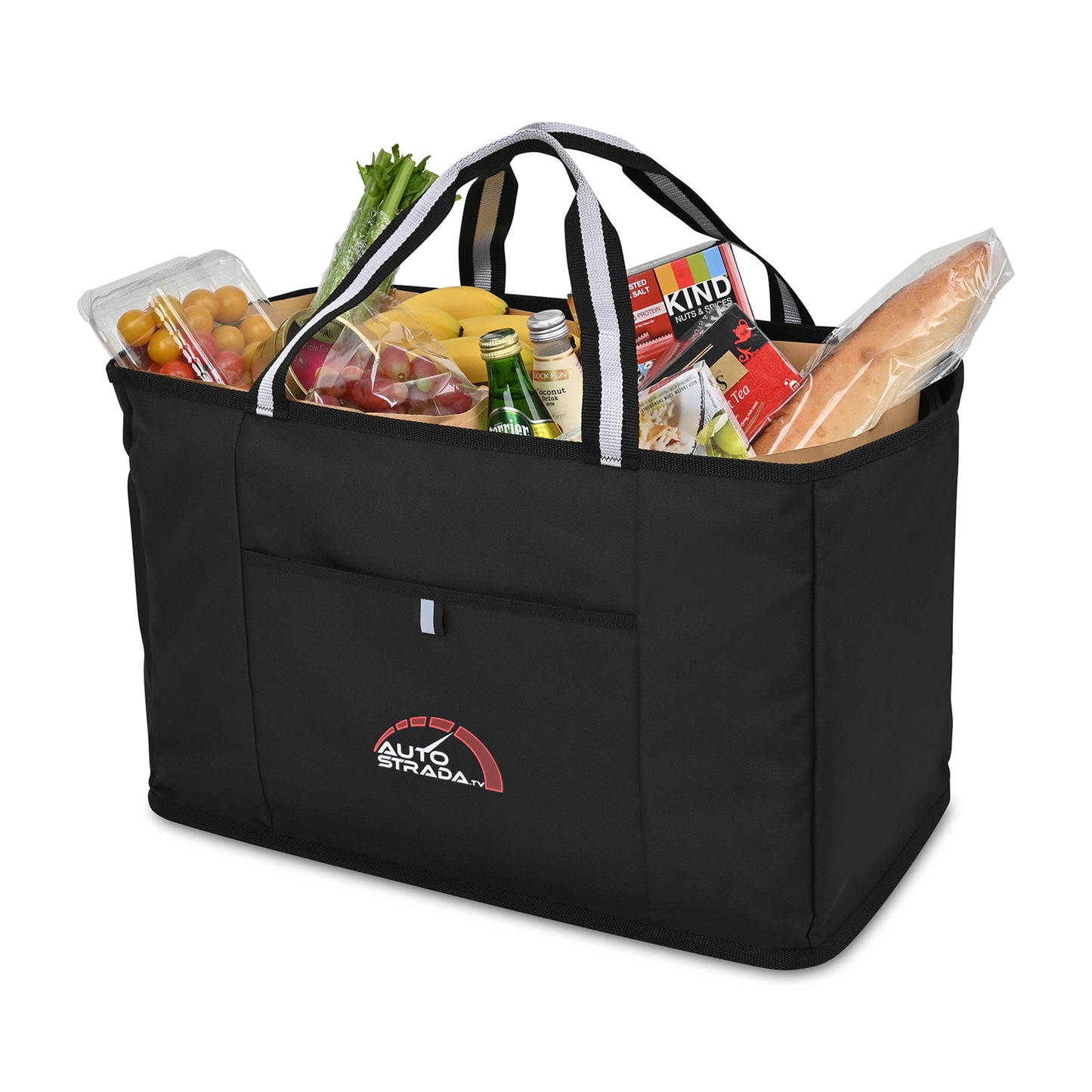 Black Structure Utility Tote