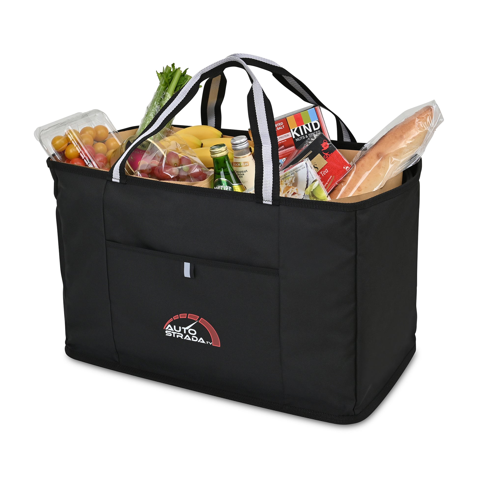 Black Structure Utility Tote