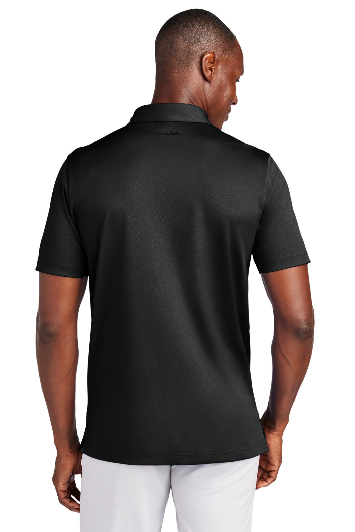Black TravisMathew Cabana Solid Polo TM1MAA370