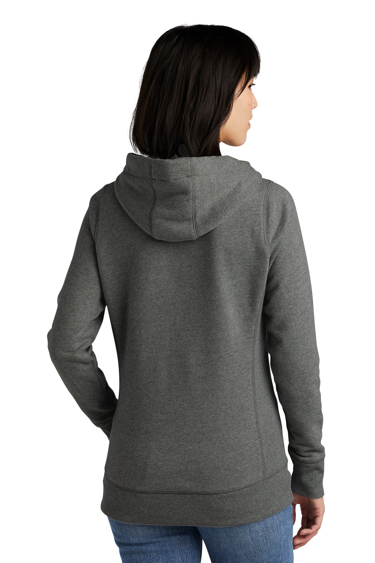 Black Twist New Era Women's French Terry Pullover Hoodie. LNEA500