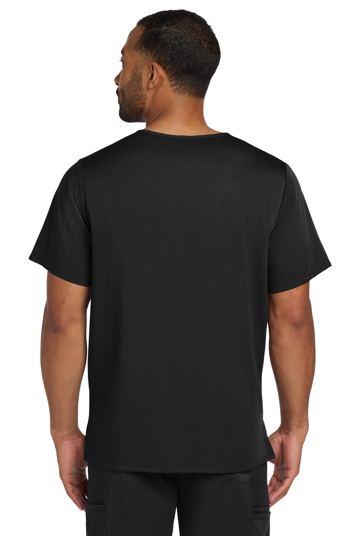Black Wink Men's Premiere Flex V-Neck Top WW5068