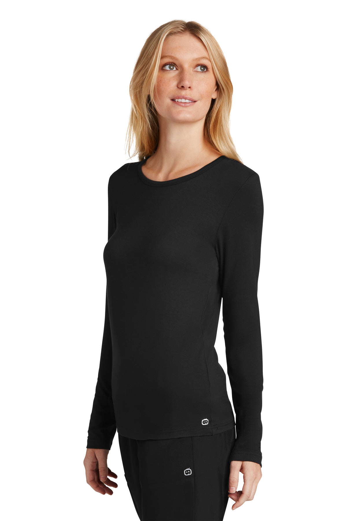 Black Wink Women's Long Sleeve Layer Tee WW4029