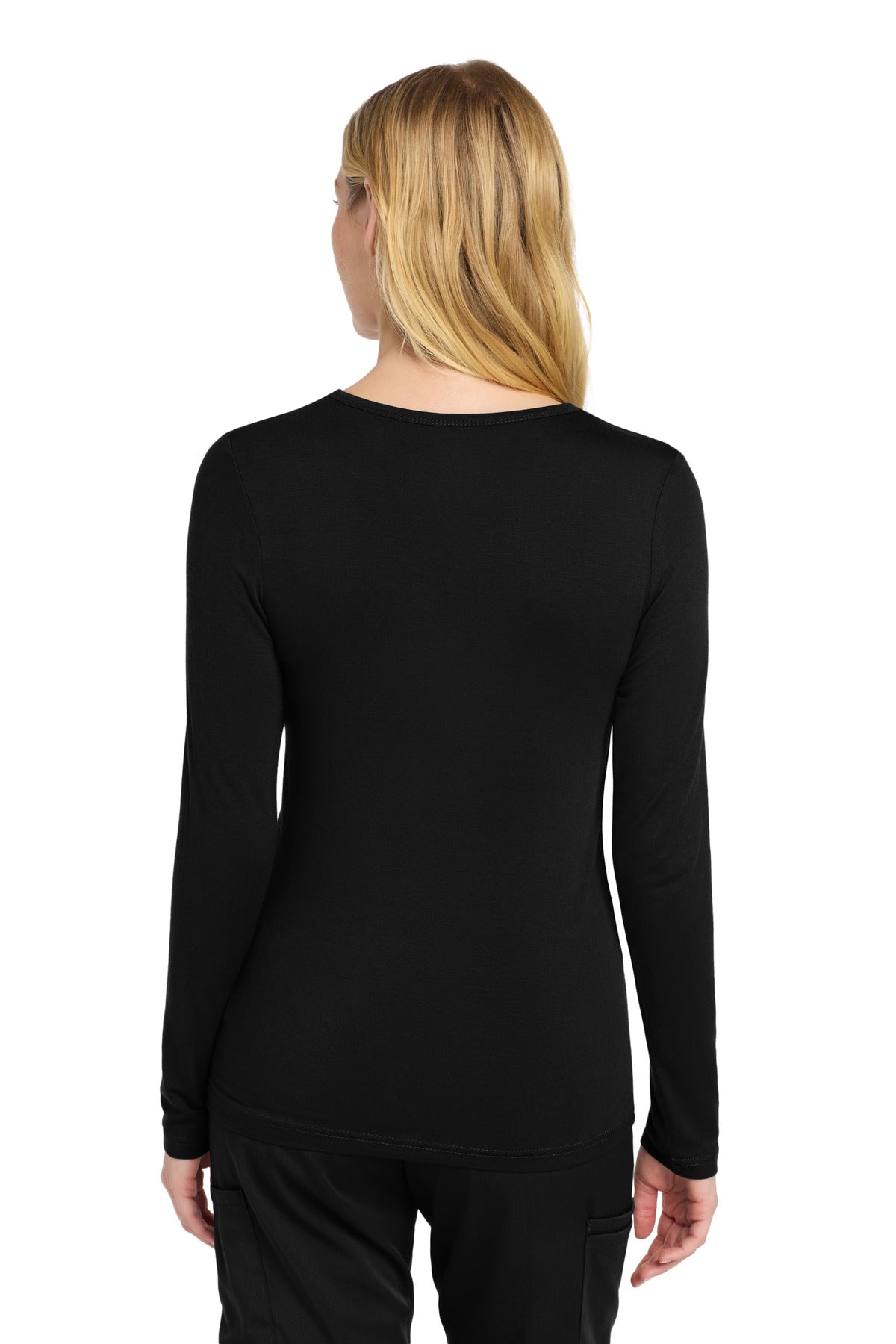 Black Wink Women's Long Sleeve Layer Tee WW4029