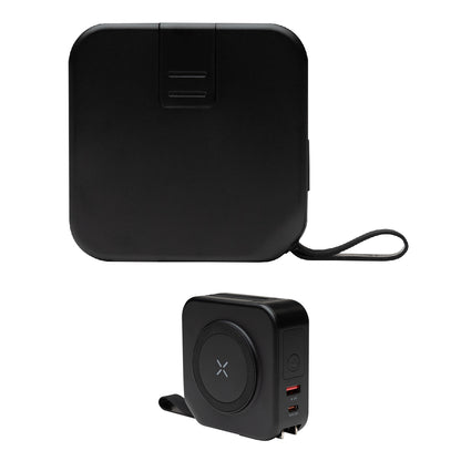 BLACK WITH BLACK 10,000 mAh 5-In-1 Universal Charger plain grouped
