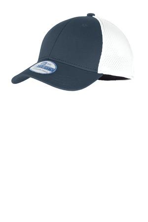 Black/Black New Era Youth Stretch Mesh Cap. NE302