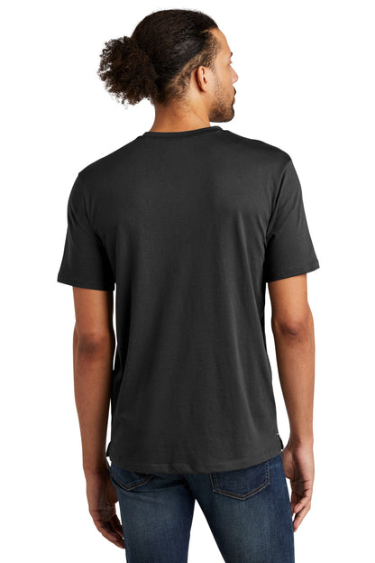 Black/Black Tw New Era Heritage Blend Varsity Tee. NEA107