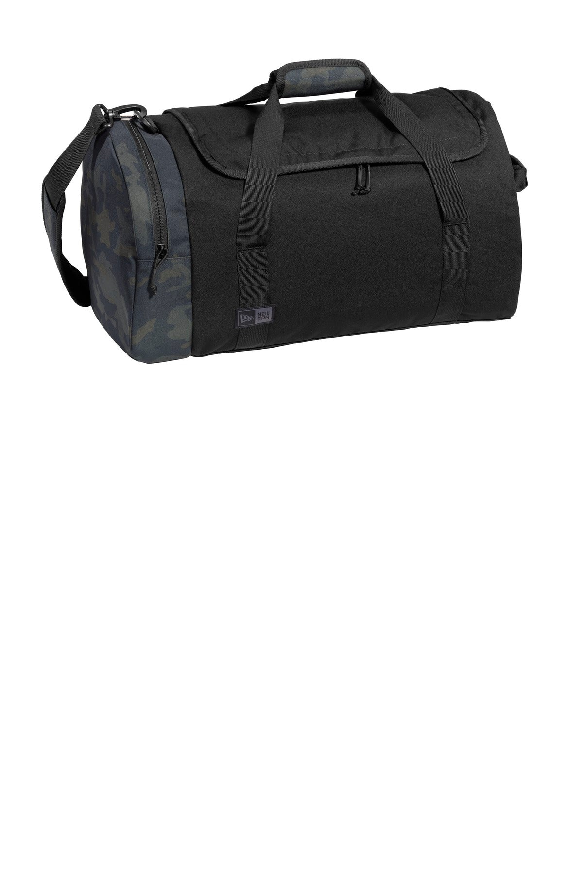 Black/Myth Cam New Era Legacy Duffel. NEB800