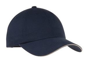 Black/Reflectv Port Authority Reflective Sandwich Bill Cap. C832