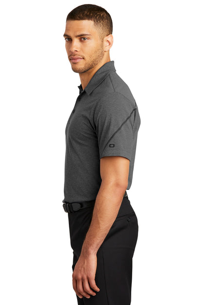 Blacktop Hthr OGIO Tread Polo. OG135