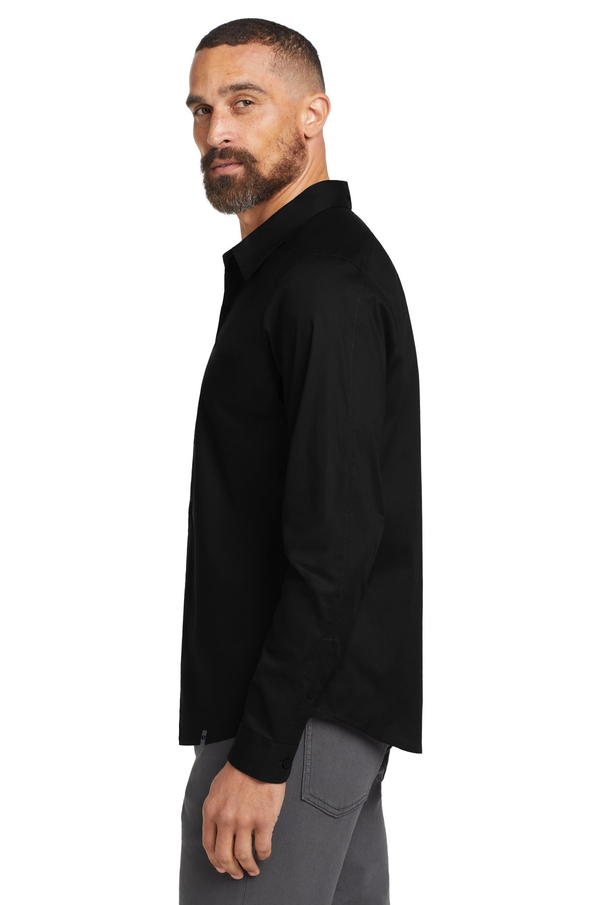 Blacktop OGIO Commuter Woven Shirt. OG1002