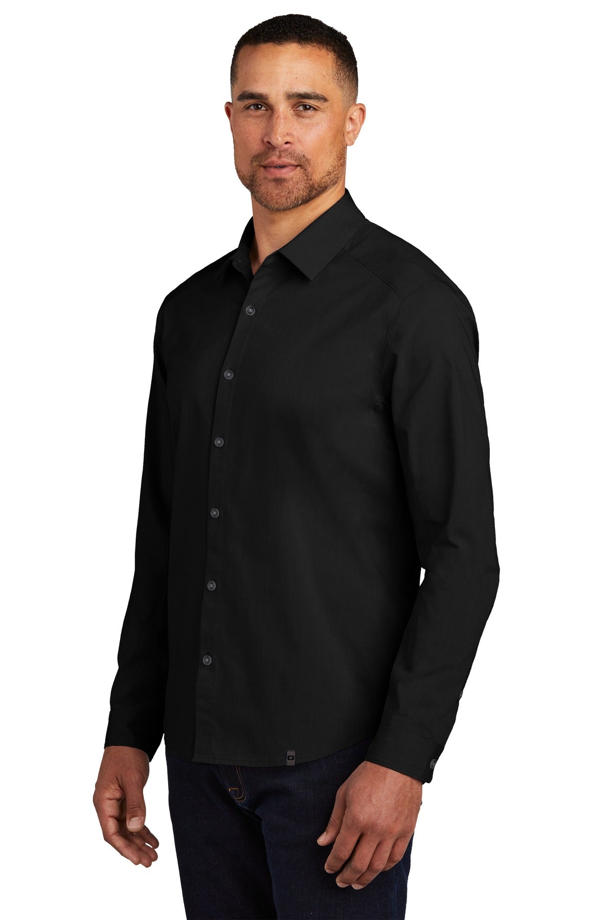 Blacktop OGIO Commuter Woven Shirt. OG1002