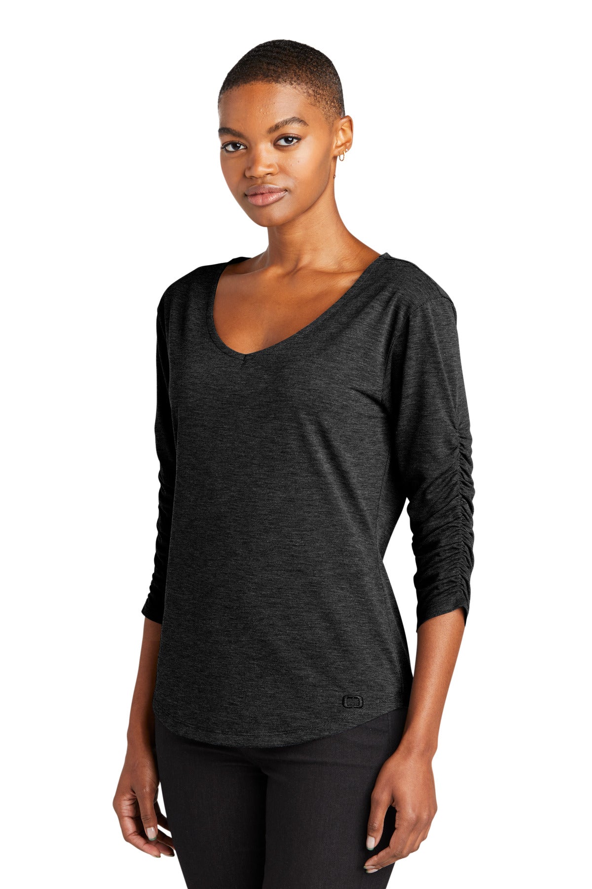 Blacktop OGIO Women's Evolution V-Neck LOG148