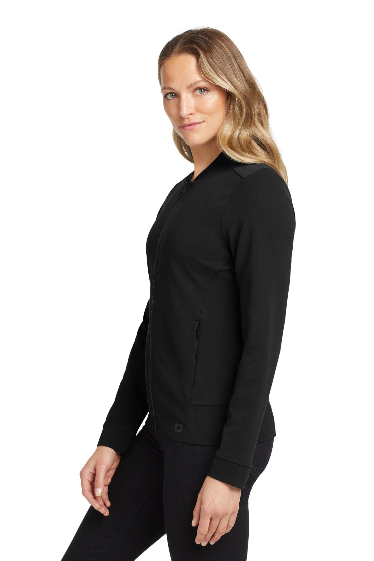 Blacktop OGIO Women's Hinge Full-Zip. LOG820