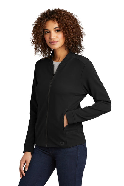 Blacktop OGIO Women's Hinge Full-Zip. LOG820