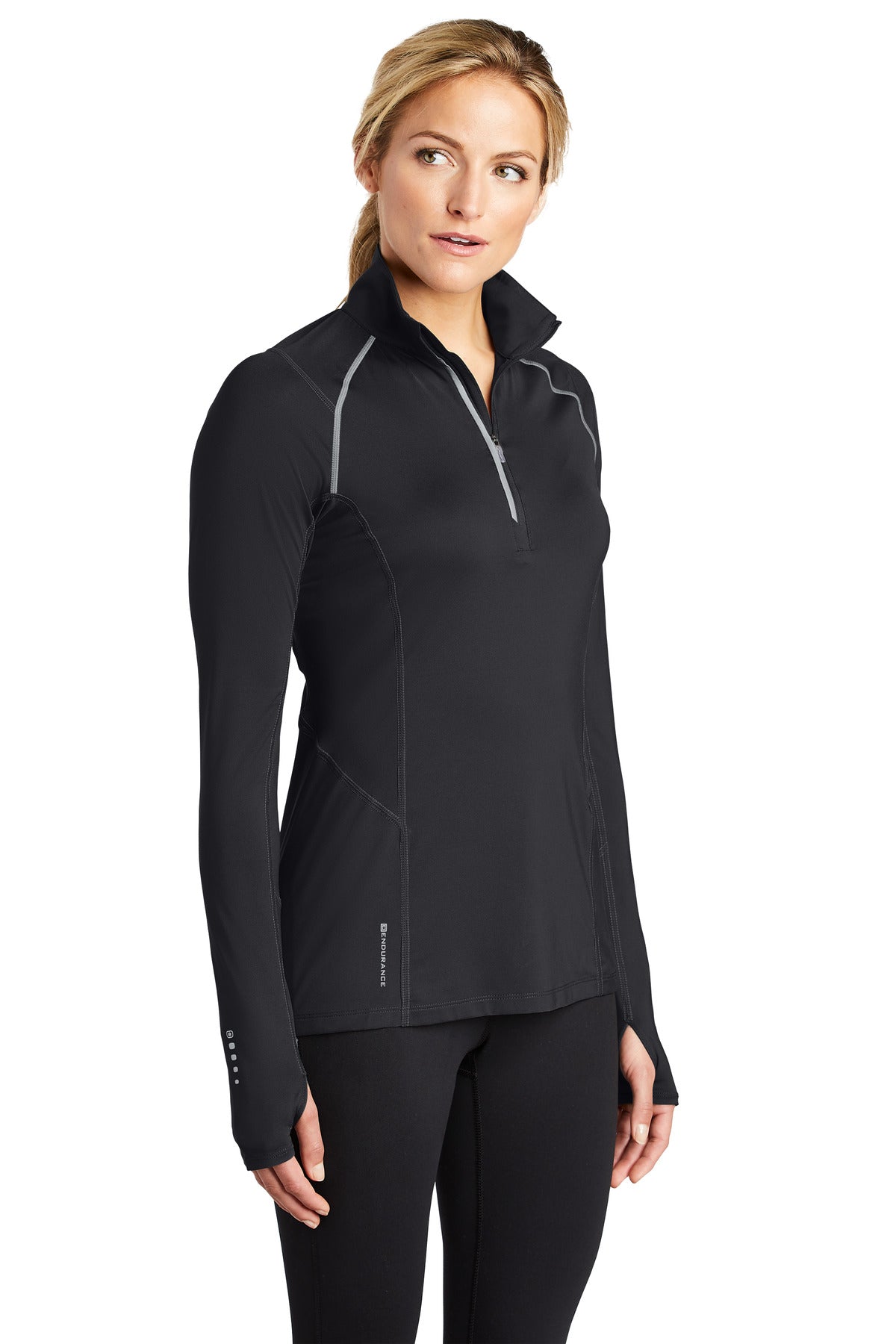 Blacktop OGIO Women's Nexus 1/4-Zip Pullover. LOE335