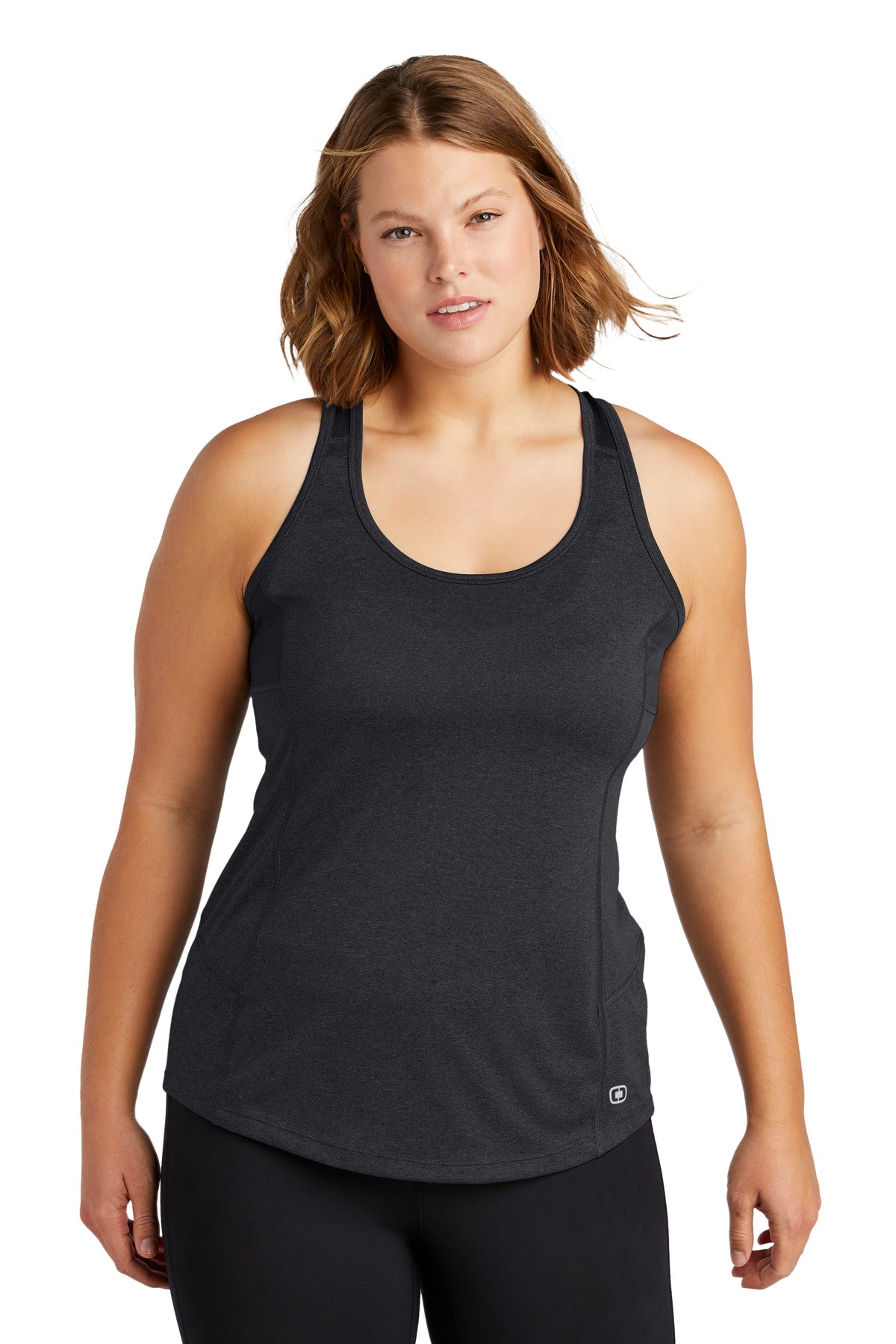 Blacktop OGIO Women's Racerback Pulse Tank. LOE322