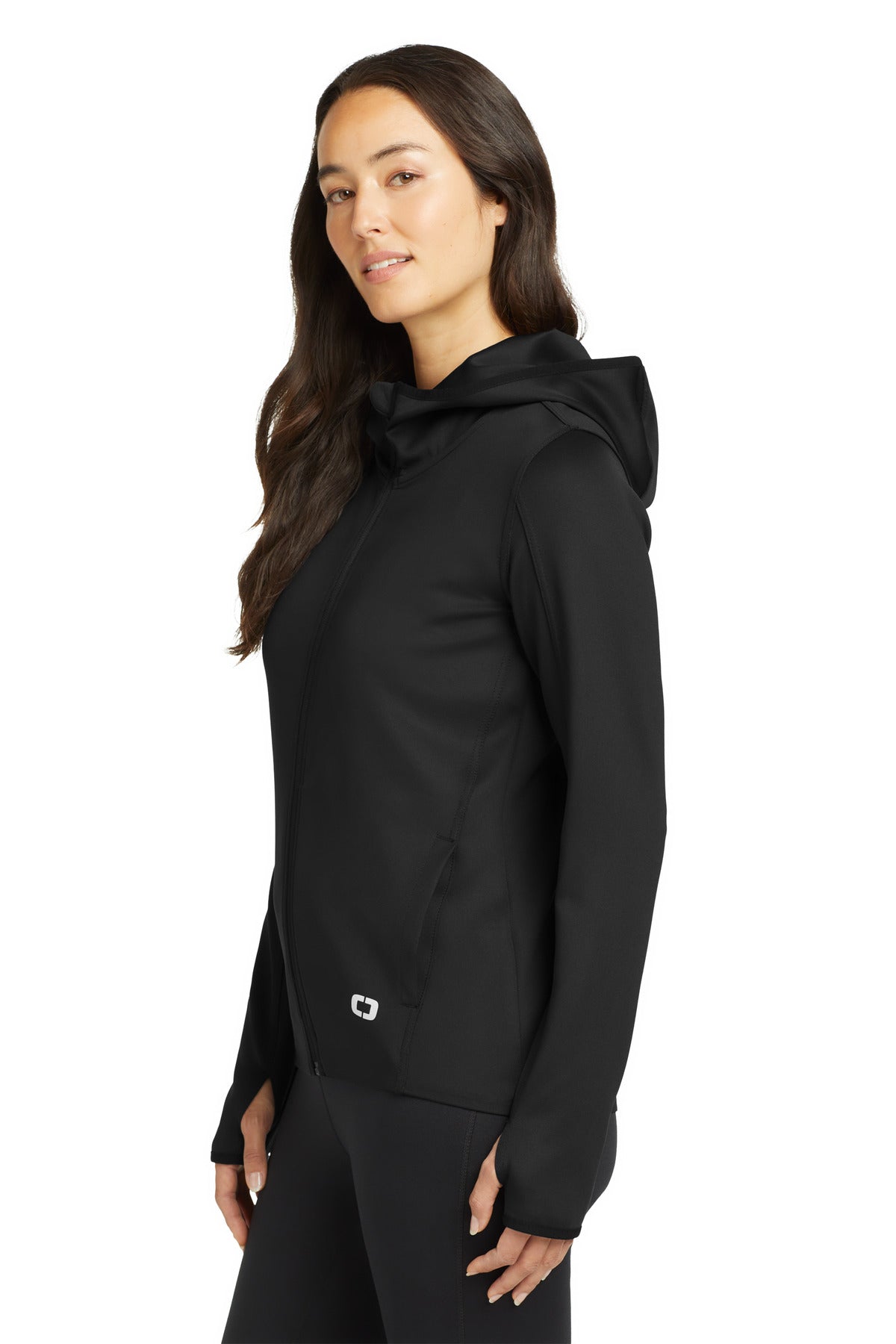 Blacktop OGIO Women's Stealth Full-Zip Jacket. LOE728