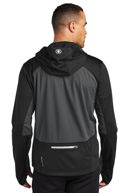 Blcktp/Gear Gy OGIO Pivot Soft Shell. OE721