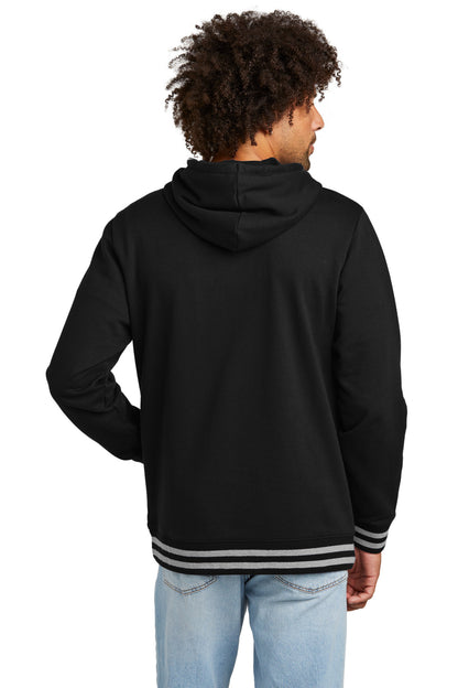 Blk/AthHtr New Era Comeback Fleece Pullover Hoodie NEA550