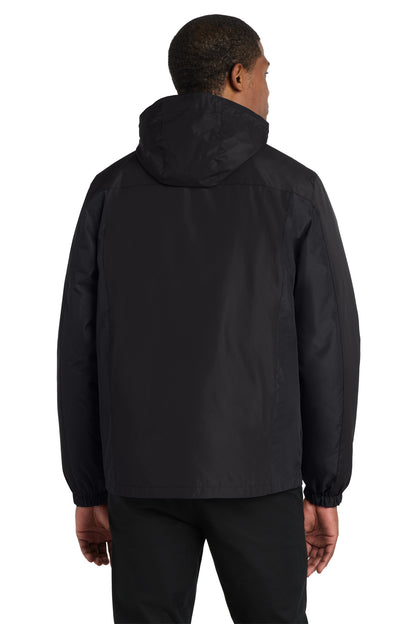 Blk/Blk/Mag Gy Port Authority Colorblock 3-in-1 Jacket. J321