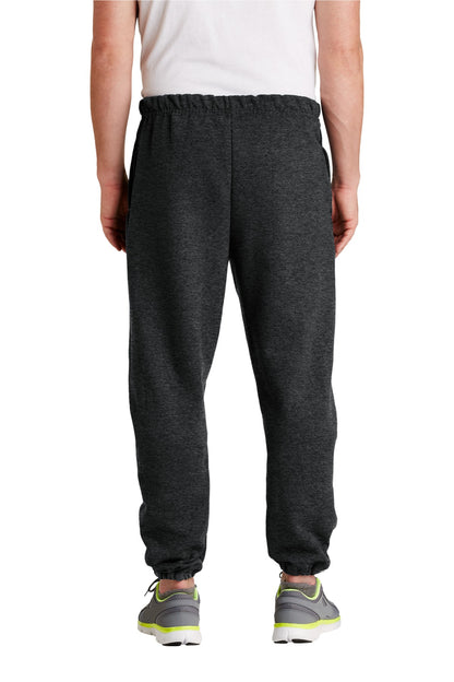 BlkHthr Jerzees Super Sweats NuBlend - Sweatpant with Pockets. 4850MP