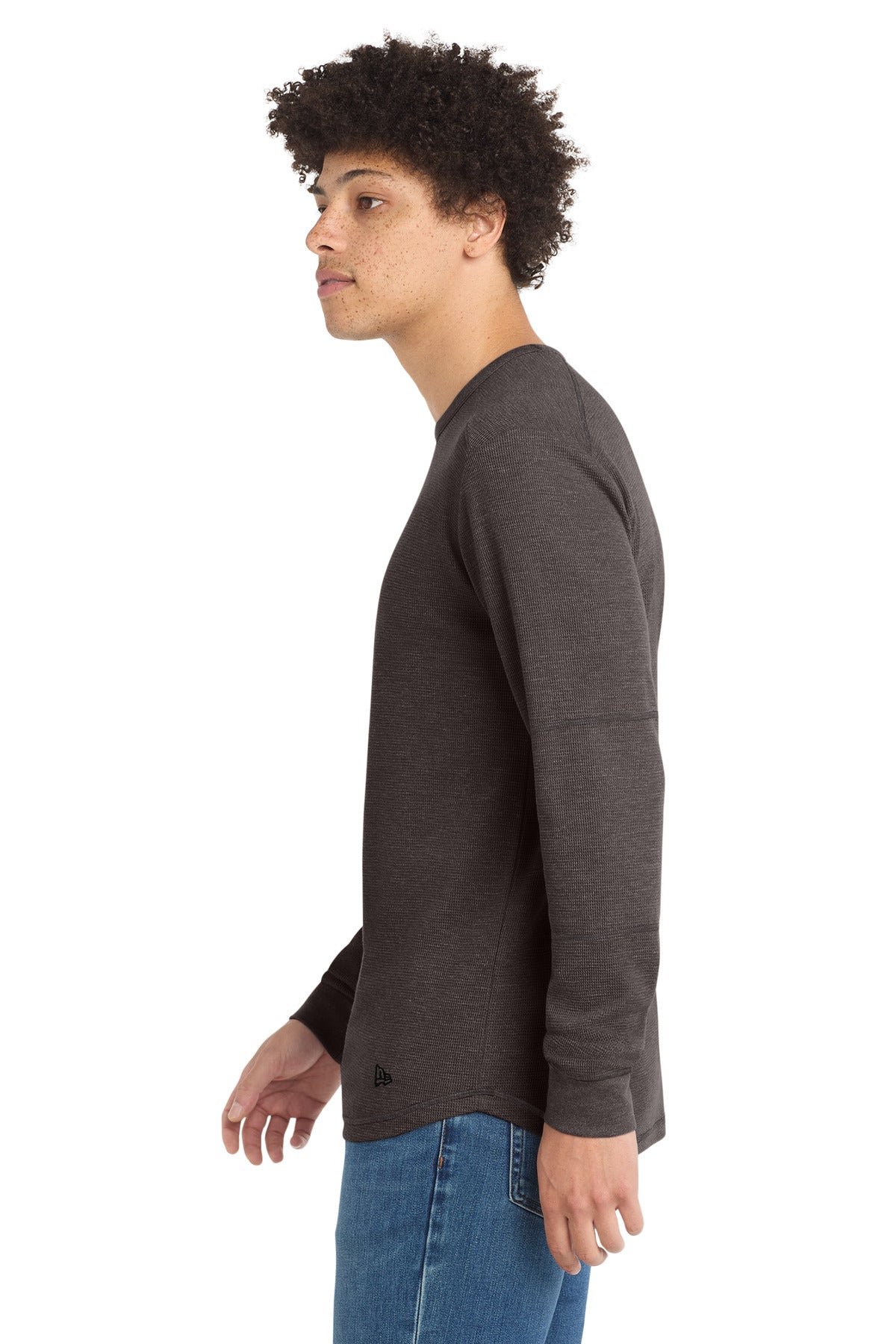 BlkHthr New Era Thermal Long Sleeve NEA140