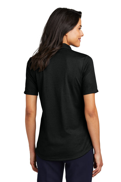 BlkHthr Port Authority Women's Fine Pique Blend Polo LK830