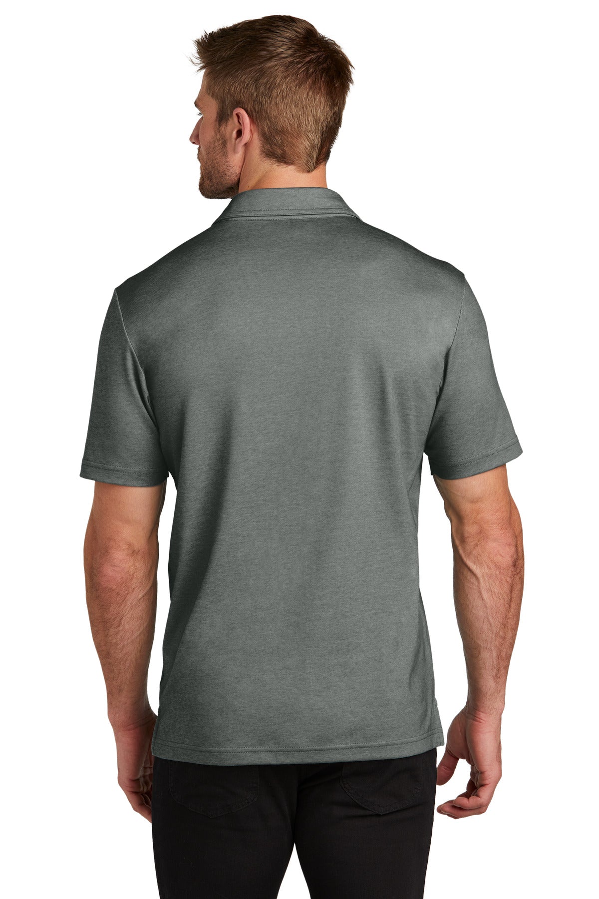 BlkHthr TravisMathew Sunsetters Pocket Polo TM1MZ344