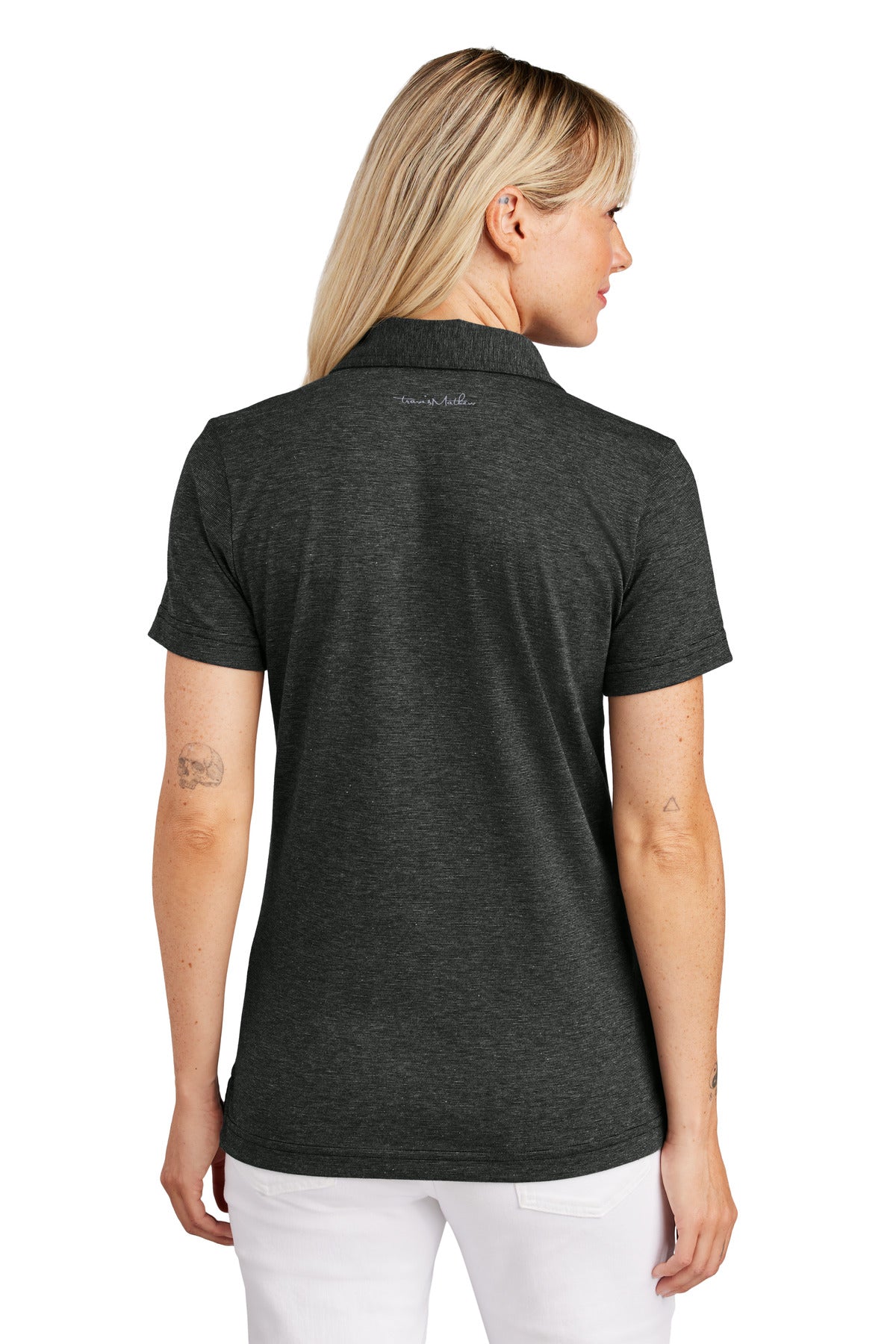 BlkHthr TravisMathew Women's Sunnyvale Polo TM1LD005